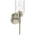Kichler Madden 1-LIGHT Brushed Nickel Modern Bathroom Indoor Wall Sconce. Fixed Price $21.99.