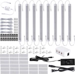 Under Cabinet Lighting Plug Or Hardwired Warm White 2700K,8 Pack 11INCH. Fixed Price $84.01.