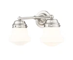 Z-lite 735-2V-BN Vaughn Vanity, 2-LIGHT 120 Total Watts, Brushed Nickel. Fixed Price $69.00.