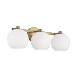 Homeplace Lighting Ansley Vanity, Brass/soft White 152131AD-548. Fixed Price $198.00.