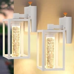 Outdoor Lights, Wihtu Wall Mount With Crystal Bulb, Waterproof, Solar (intl). Fixed Price $25.19.