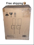 New- Kyrid Slim Wall Sconce Of 2 Modern Scones Set, Painted Bronze Finish. Fixed Price $40.00.