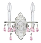 Crystorama 5022-AW-RO-MWP Sutton 2-LIGHT Hand Cut Crystal Sconce. Fixed Price $234.00.