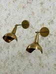 Brass Wall Lamp -mid Century Sconce -italian Stilnovo Style Unique Designer. Fixed Price $201.00.
