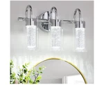 Maxvolador 3-LIGHT Led Vanity Fixture, 1500LUMEN Dimmable Wall Sconce.... Fixed Price $49.99.