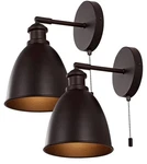 6.5" Oil Rubbed Bronze 1-LIGHT Farmhouse Wall Sconce Set Of 2 For Bedroom, Ha.... Fixed Price $56.00.