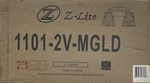 Z-lite 1101-2V-MGLD Analia Light 10" Wide Vanity Modern Gold *read*. Fixed Price $152.99.