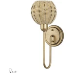 Livex Lighting 13681-48 Summervine Wall Sconce Antique Gold Leaf. Fixed Price $103.97.