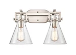 Innovations Lighting 411-2W-12-17 Newton Cone Vanity Nickel. Fixed Price $230.97.