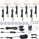 Led Kitchen Under Cabinet Lighting, 12V Plug Puck Lights With Remote Control. Fixed Price $32.99.