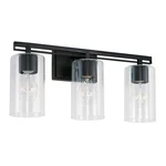 Austin Allen & Co. 3-LIGHT 18" Vanity, Matte Black AA1008MB. Fixed Price $158.00.