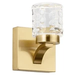 Kichler 84039 Gold Rene 7"H Integrated Led Bathroom Sconce. Fixed Price $187.99.