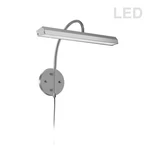 Dainolite Display/exhibit 24W Picture Light, Satin Chrome PIC120-16LED-SC. Fixed Price $124.80.