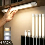 4 Pack Plastic Usb Led Cabinet Lights With Toggle Switch, Under Shelf Lighting. Fixed Price $22.99.