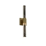 Allegri 034921-FR001 Apollo Light 22" Tall Led Wall Sconce Brushed Champagne. Fixed Price $674.00.