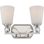 Nuvo Lighting 60/5492 Connie 14-3/8"W Bathroom Vanity Nickel. Fixed Price $137.99.