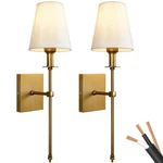 Passica Decor Hardwired Wall Sconces Set Of Two 2 Pack Vintage Light Fix.... Fixed Price $143.27.
