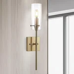 Jonathan Y Cato 4" 1-LIGHT Bohemian Farmhouse Iron Glass Led Modern Wall Sconce. Fixed Price $17.09.