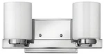 Hinkley Miley 13" Wide Chrome 2-LIGHT Bath. Fixed Price $199.00.