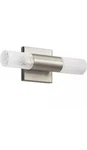 Elan 83918 Glacial Bathroom Wall Sconce Light Brushed Nickel Icy Crackle Glass. Fixed Price $80.00.