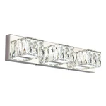 Zuzito Chrome Bathroom Fixtures - Crystal 3 Lights Modern Vani.... Fixed Price $95.26.