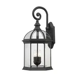 Nuvo 60/4969 - 3 Light Boxwood 26" Outdoor Wall Lantern Black W/ Clear Glass. Fixed Price $191.83.