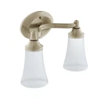 Moen YB2862BN Brushed Nickel Two Globe Bath Light. Fixed Price $187.25.