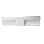 Hampton Bay Havelock 22.7 In. Chrome 3000K Led Vanity Light Clear Seedy Glass. Fixed Price $63.17.