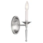 Livex Lighting Williamsburg Wall Sconce Brushed Nickel 5121-91. Fixed Price $97.96.