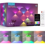 Angelhalo Smart Wall Sconces Music Sync Indoor Double-headed Lights 14 Pack. Fixed Price $39.99.