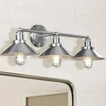 Jonathan July 26.5 In. 3-LIGHT Nickel Metal Vanity. Fixed Price $49.95.