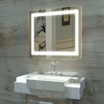 Big Mirror With Lights Wall Mounted Vanity Bath 32" X 24" Led Anti-fog. Fixed Price $136.99.