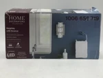 Keighley Integrated Led Chrome And Crystal Indoor Wall Sconce Light Fixture. Fixed Price $40.49.