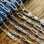 Real Solid 925 Sterling Silver Chain Necklace Made Italy. Fixed Price $328.09.