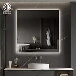Homlux 36X36 Led Lighted Frameless Bathroom Vanity Mirror Wall Mount Anti-fog. Fixed Price $169.99.