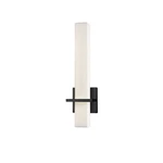 Kuzco Nepal 18" Led Wall Sconce, Black/opal WS84218-BK. Fixed Price $184.00.