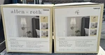 Allen & Roth Zooey Swing Arm Wall Sconce 2 Pack. Fixed Price $82.50.