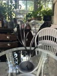Wakatobi Calla Lily Flower Tealight Candle Holder Glass Iron Gallery Home Decor. Fixed Price $30.00.