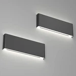 Ralbay 15.7IN Led Black Wall Sconce 2-PACK Indoor Modern Light Fix.... Fixed Price $143.58.