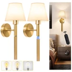 Battery Operated Wall Sconce Set Of Two, 5200MAH Magnetic-handle Rechargeable. Fixed Price $36.99.