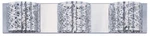 ET2 E21316-10PC Inca 3-LIGHT Bath Vanity Polished Chrome W/clear White Glass. Fixed Price $188.00.