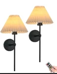 Battery Operated Wall Sconce, Black Rechargeable Open Box Tested.. Fixed Price $79.99.