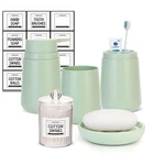 Imavo Green Bathroom SET,5 Piece Gift Set,toothbrush Holder,toothbru.... Fixed Price $31.67.