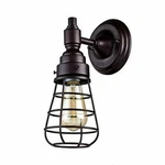 Truelite Industrial Mini Wire Cage Wall Sconce 1 Light Simplicity Lamp Oil. Fixed Price $14.99.