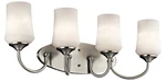 Kichler 45571NI Aubrey 4-LIGHT Bath Vanity In Brushed Nickel. Fixed Price $209.97.