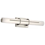 Elan Traverso 1 Light Led Wall Sconce Medium, Brushed Nickel/etched Opal - 83756. Fixed Price $404.99.