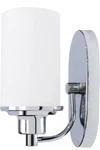 Monkfish Wall 1 Light, White Frosted Glass Shade Sconce For Bathro.... Fixed Price $20.13.