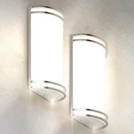Asd Led Indoor Wall Mount Light Fixture 14 Inch 20W Modern Interior Nickel D.... Fixed Price $109.19.