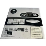 Lunabode 7.5" Led Disk Lights 6-PACK Flush Mount Ceiling White Open Box. Fixed Price $34.99.