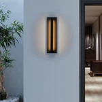Oupavocs 23 Inch Long Outdoor Wall Lights Modern Black Led Porch. Fixed Price $131.93.